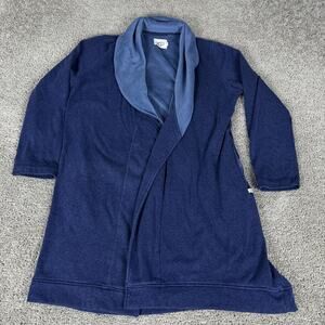 UGG Robe Womens Large Blue Fleece Kimono Wrap Lounge Cozy Bathrobe UAS1774W